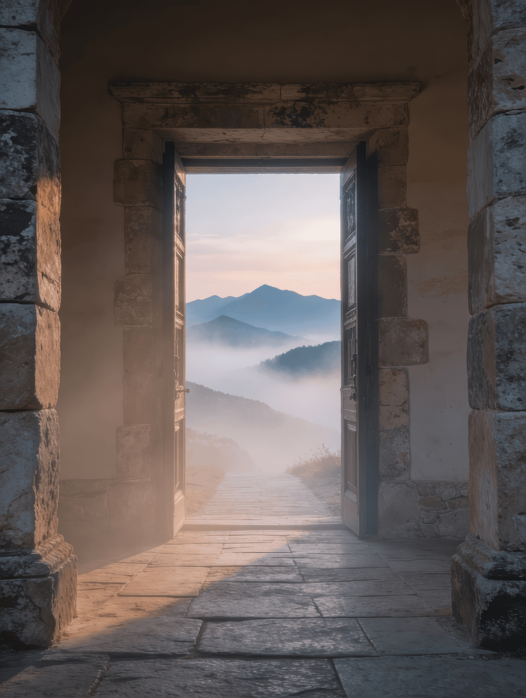 Soul Back pathway through open door